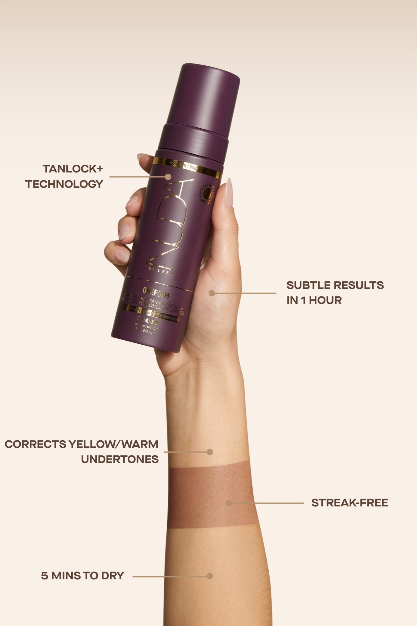 Violet Bronze Foam