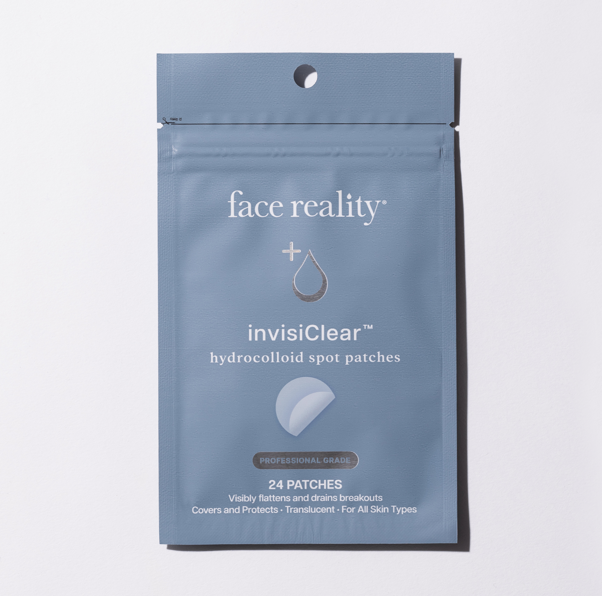 Invisiclear hydrocolloid spot patches
